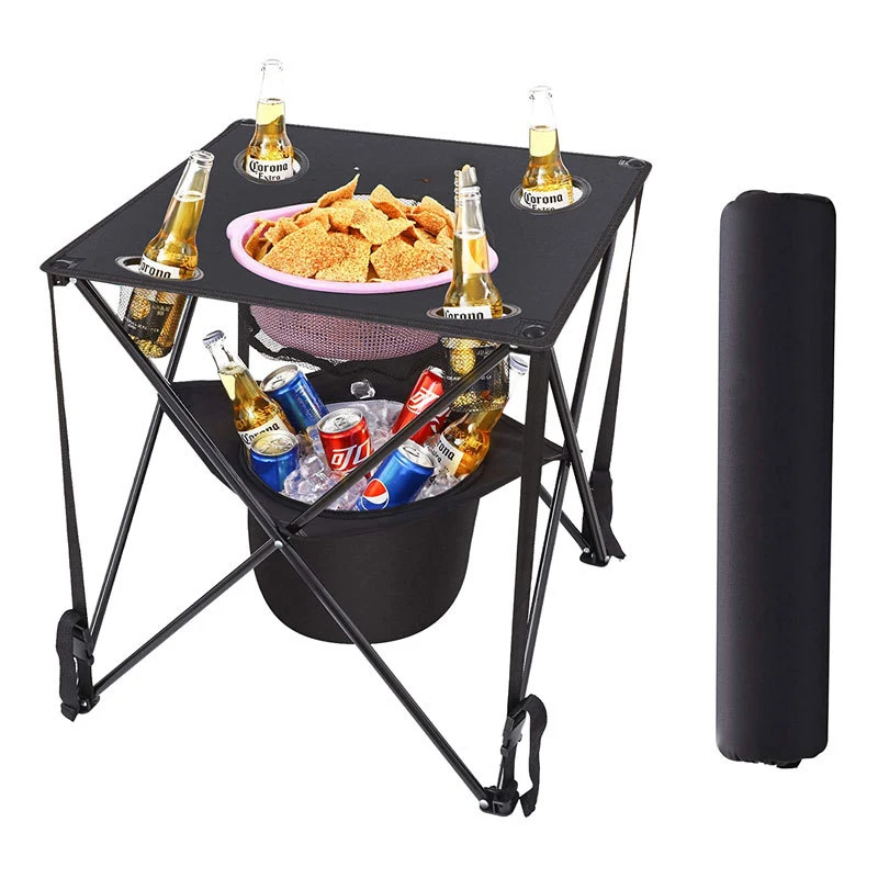 

Outdoor Low Lightweight Portable Folding Picnic Camping Table with storage bag