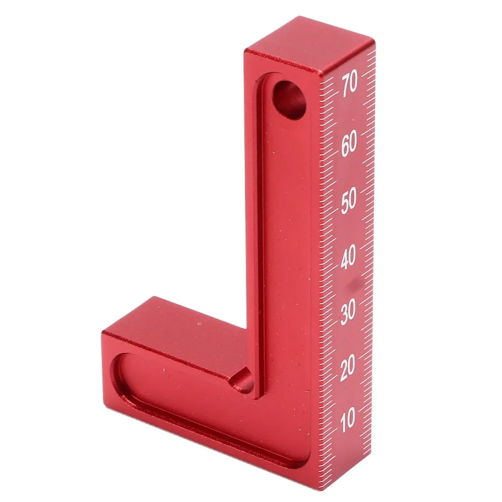Aluminum Alloy Positioning Squares L Type 90 Degree Right Angle Ruler Mini Small Size Marking Gauge Woodworking Measuring Tools