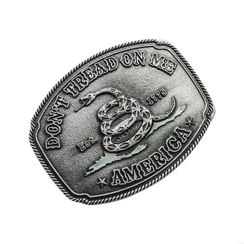 Cinturón forma serpiente antigua hebillas