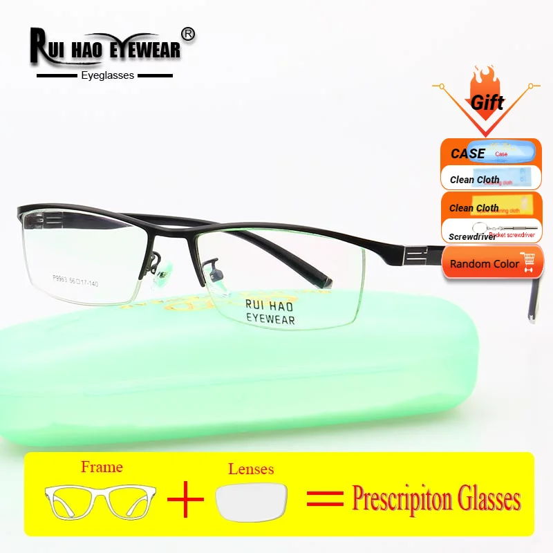 

Prescription Eyeglasses High Elasticity Glasses Frame Rectangle Design Optical Glasses Myopia Progressive Resin Spectacles