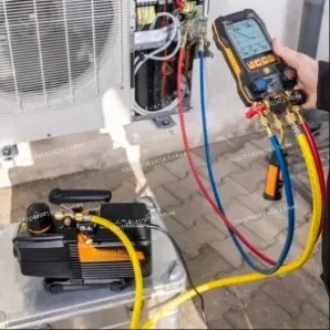 الأصلي والجديد Testo 565i - مضخة تفريغ ذكية للإخلاء الآلي مع اختبار التسوس المتكامل، 7 CFM (198 لتر / دقيقة)