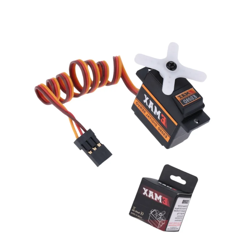 

4 шт./лот EMAX ES09D пластиковый цифровой поводок RC сервопривод для Trex 450 радиоуправляемых вертолетов радиоуправляемый дрон