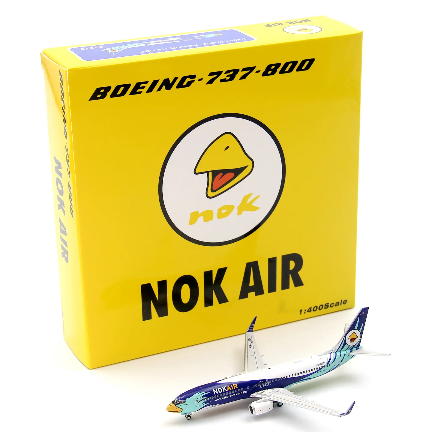 Diecast Panda Model 1:400 Scale 62628 B737-800 HS-DBP Alloy Aircraft Model