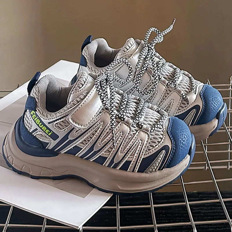 

Весенние подростковые кроссовки 2026: Модные детские спортивные туфли с мягкой подошвой, дышащие, для мальчиков и девочек