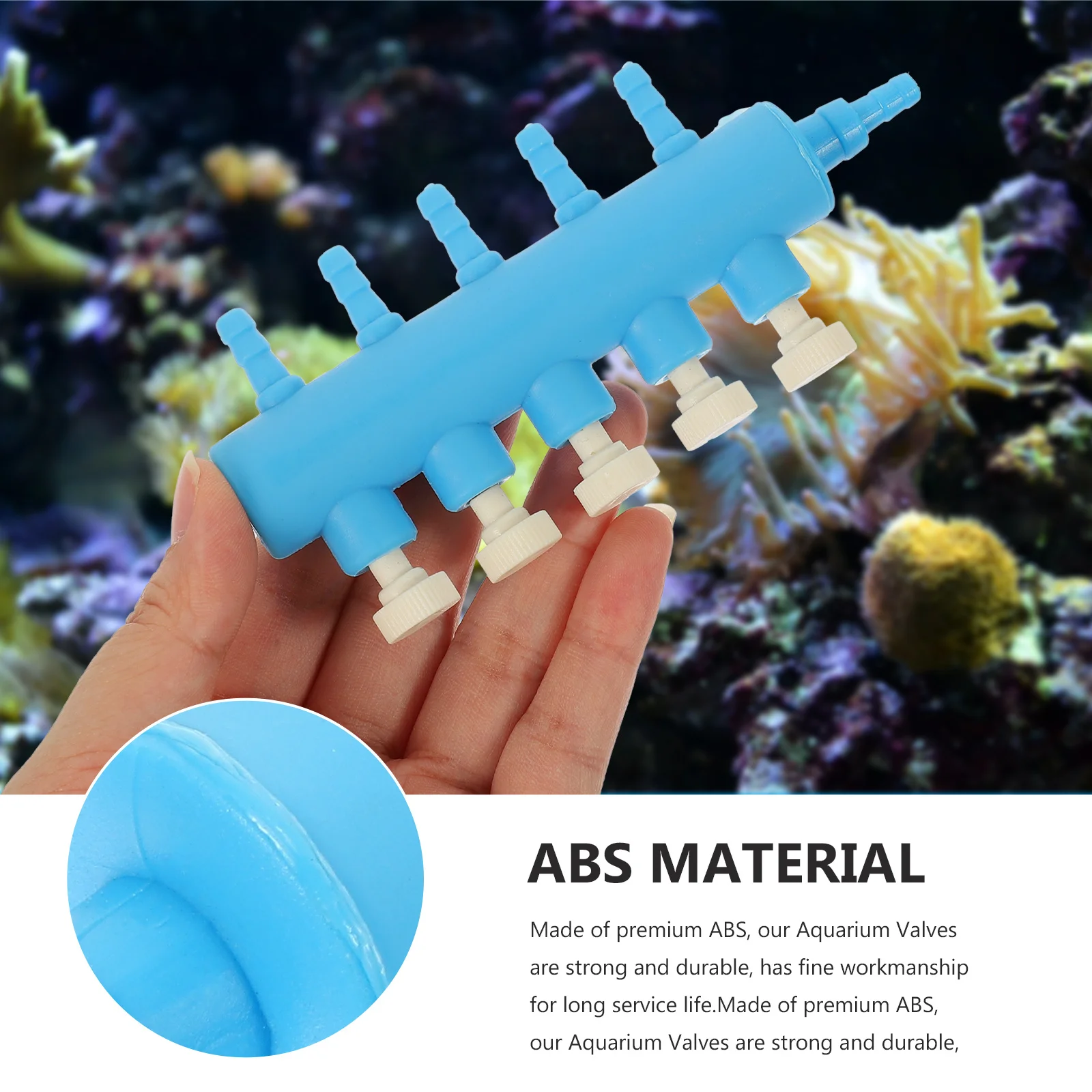 

Aquarium Valves Professional Fish Tank Wear Resistant Regulator Easy Installation Adjustable Air Pump Flow Aquarium Valves