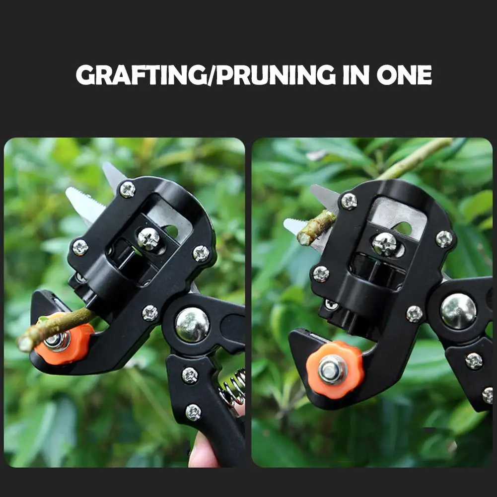 Multi-functional Garden Trimmer Pruning Seedlings Grafting Scissors Fruit Tree Grafting Machine Portable Gardening Tools