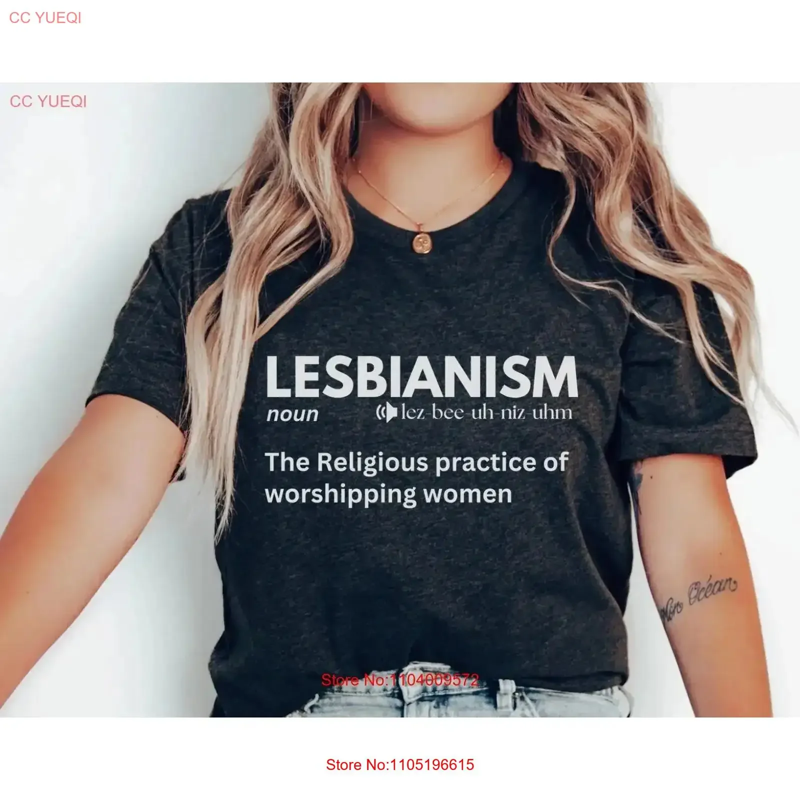 Lesbianism Definition Lesbian Pride T Shirt WLW Sapphic LGBTQ Chappell Roan Subtle clothing vintage Washed Versatile Casual