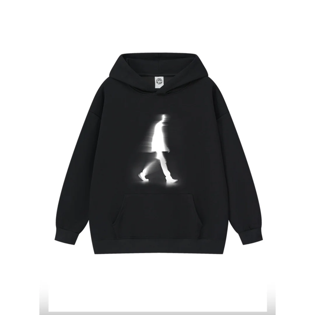 شخصية بشرية جرافيك هوديي القطن الخالص الربيع والخريف الفاخرة المتخصصة العلامة التجارية موضة تنوعا الرجال والنساء Y2K هوديي