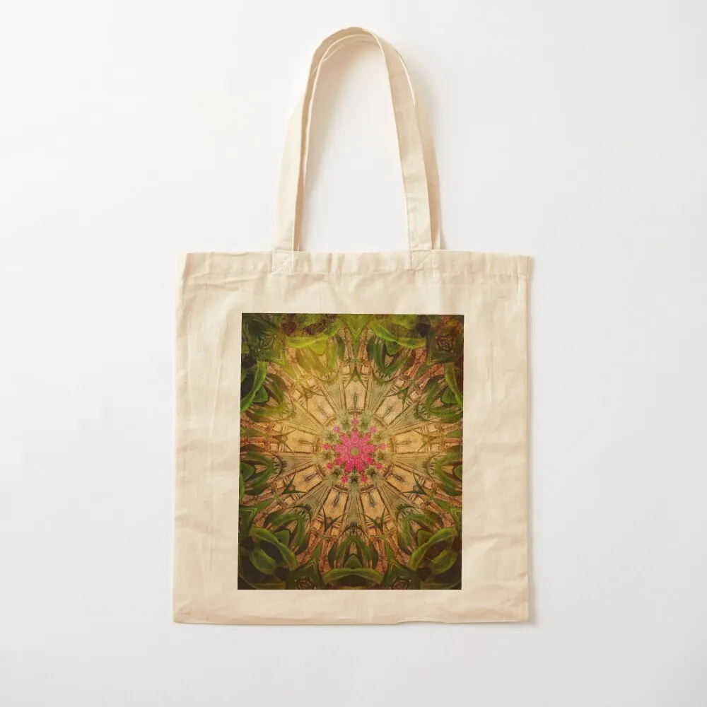 Garden Mandala Tote Bag reusable shopping bag Canvas stote bag handbag