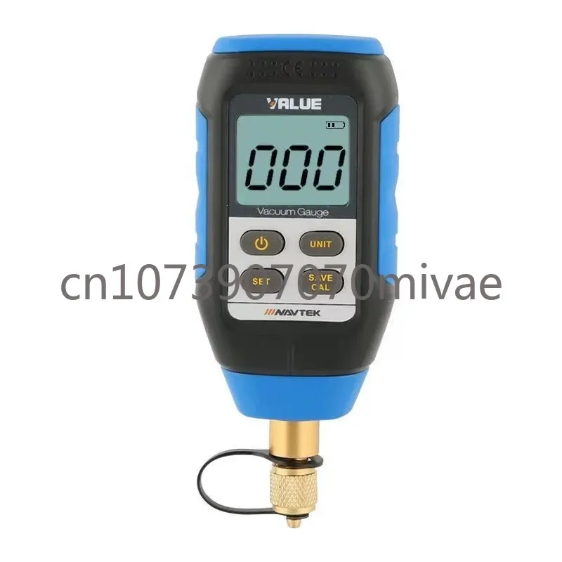 VMV-1 Digital Vacuum Gauge, High Precision Digital Pressure Vacuum Gauge Electronic Vacuum Absolute Pressure Gauge