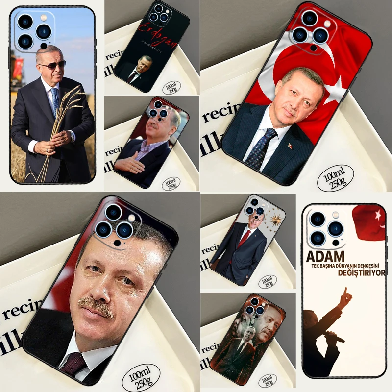 Turchia Recep Tayyip Erdogan Cassa Del Telefono Per iPhone 17 Pro Max 15 13 12 11 14 16 Pro Max Plus Mini 16e 17 Air Della Copertura Posteriore