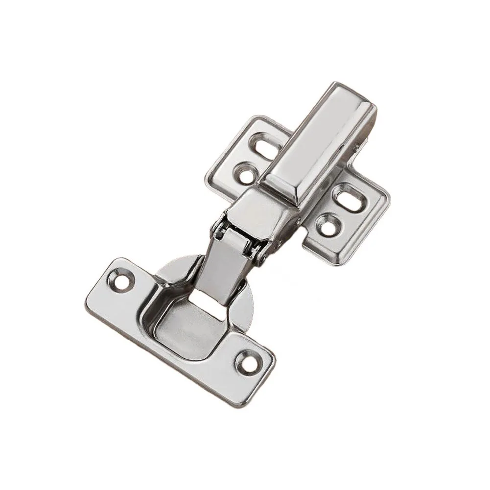 165 Degree Cabinet Hinge For Corner Cupboards, Full Overlay Door Hinge With 3-Way Adjustment, Nickel Plated Metal Hardware