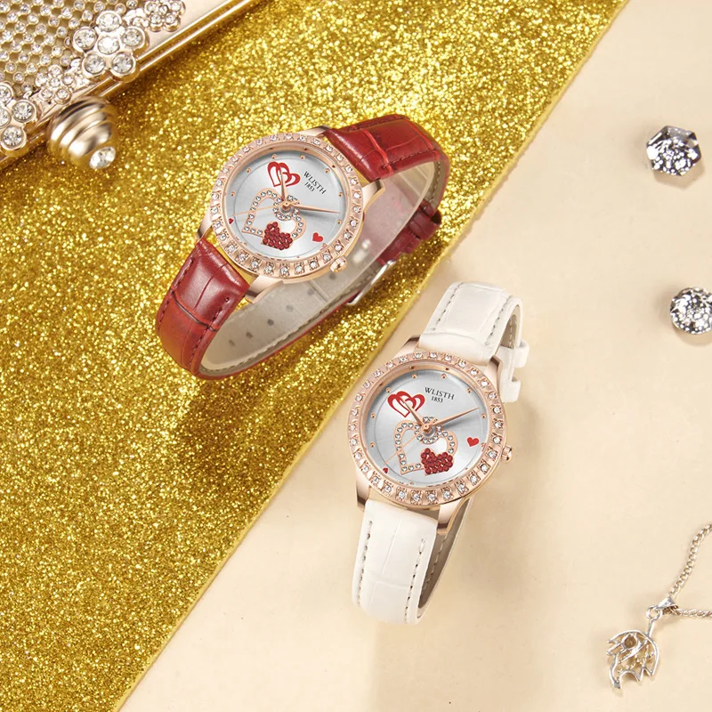 ساعة WOLISH النسائية الأنيقة - ساعة نسائية ذات طراز فاخر متخصص، ساعة كوارتز مقاومة للماء