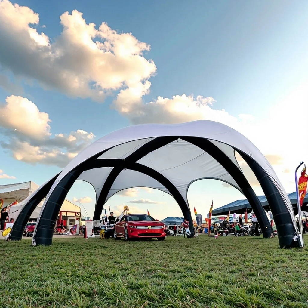 

Easy Setup Marquee Tent Safety Valve Booth Inflatable Event Tent New Design Air Dome Tent For Brand New Product Launch