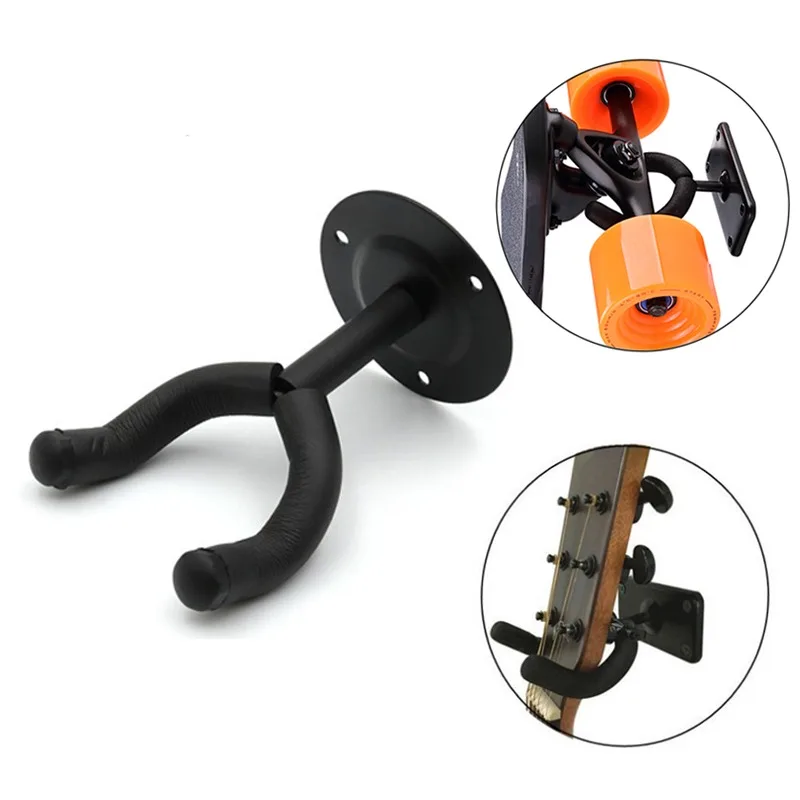 Longboard Double Warped Board No Punch Hanger Suitable For Guitar Electric Slide Board Display Decoration Hanger Instrument Hook