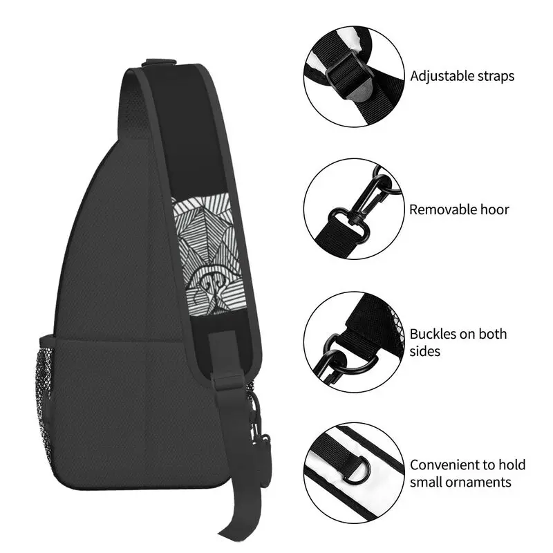 Custom French Bulldog Sling Chest Bag, mochila de ombro crossbody para homens, ciclismo, mochila de acampamento, cão francês