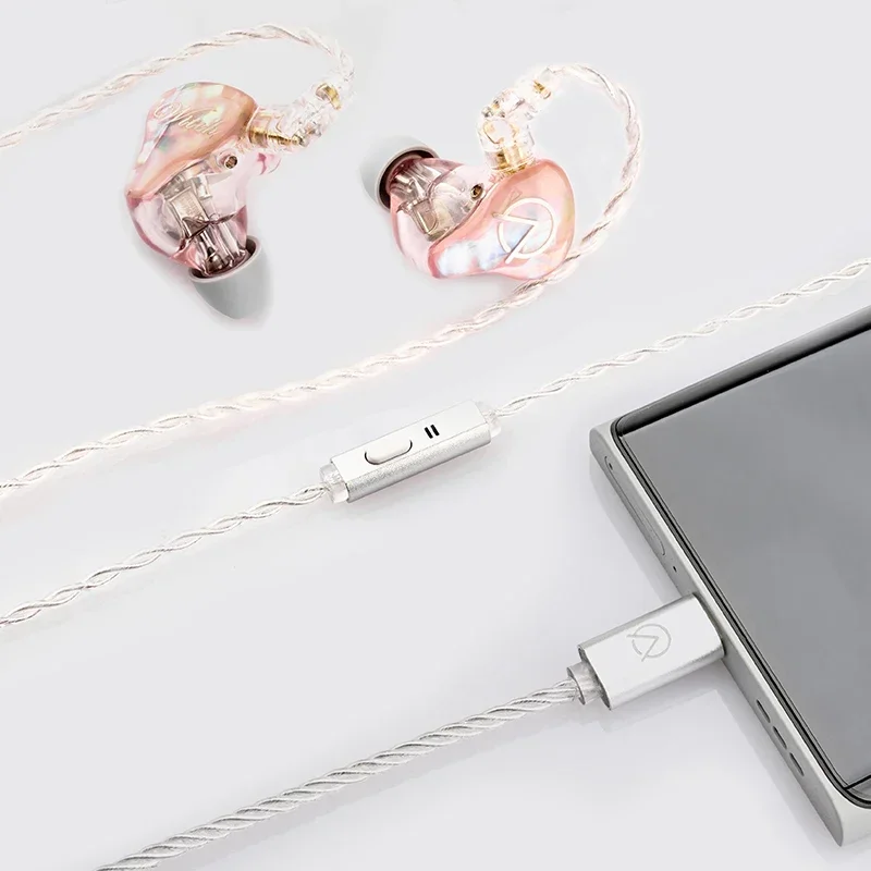 OPENAUDIO WITCH PRO 1DD+1BA Hybride stuurprogramma's Oortelefoon IEM Hifi Muziek Oordopjes 0,78 mm Afneembare kabel Headset TYPE-C Hidizs