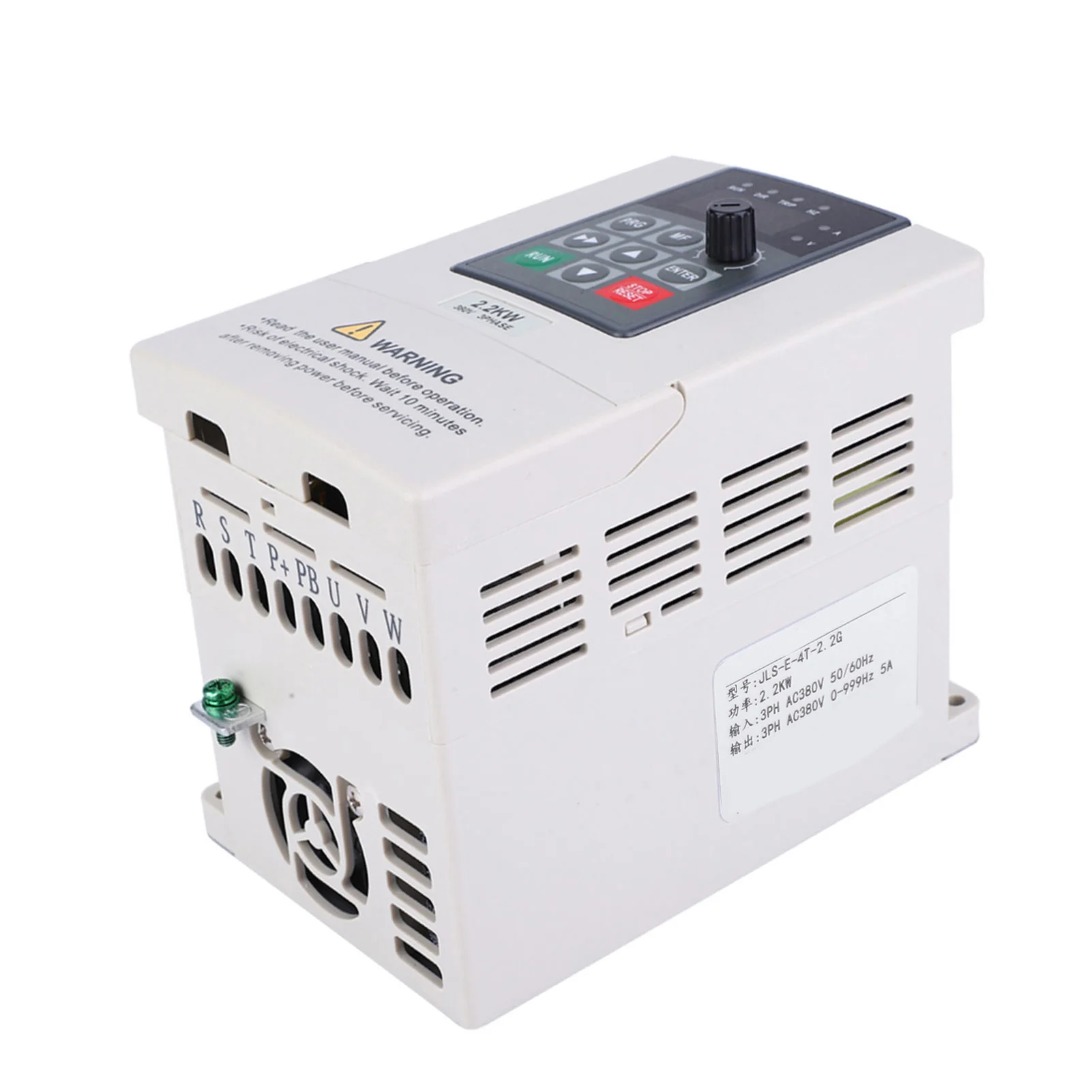 380V 2.2KW VFD Convertitore a frequenza variabile per il controllo della velocità del motore Ingresso uscita trifase