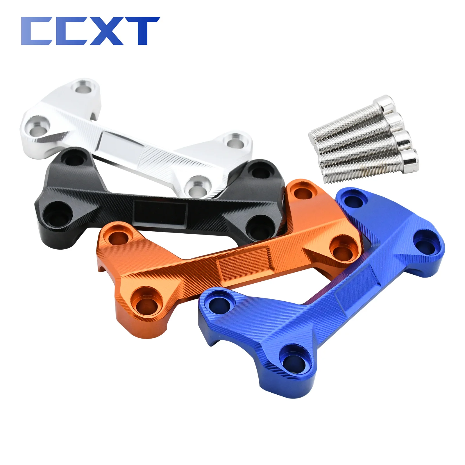 Supporto per morsetto riser manubrio moto per KTM DUKE 125 200 250 390 DUKE125 DUKE390 2006-2024 Morsetto superiore manubrio