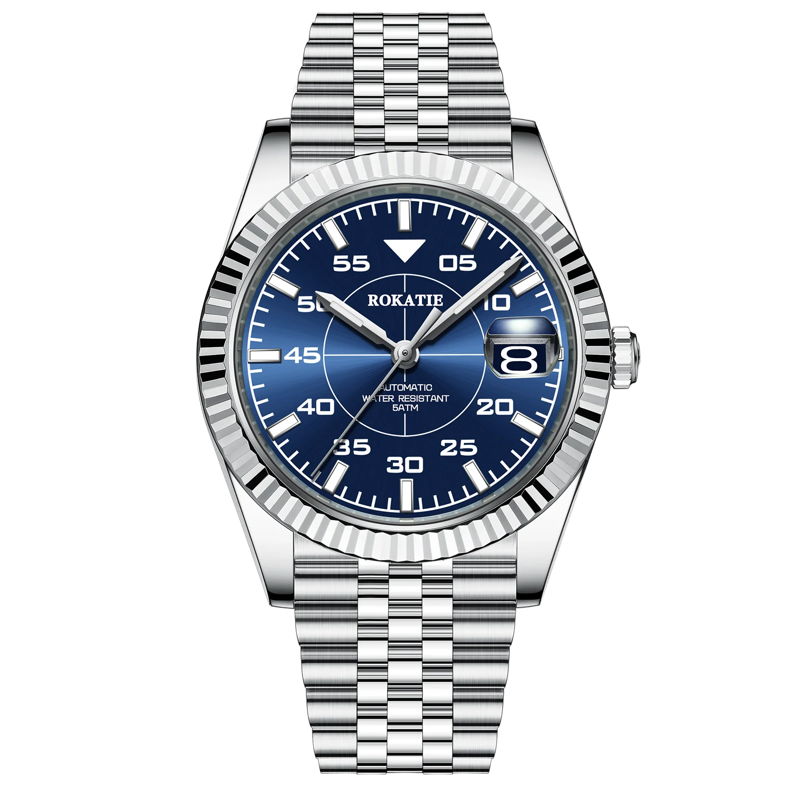 

ROKATIE 39mm nh35 watch Business Watches for men Luxury Automatic Mechanical High Quality Stainless Steel Case Man watch