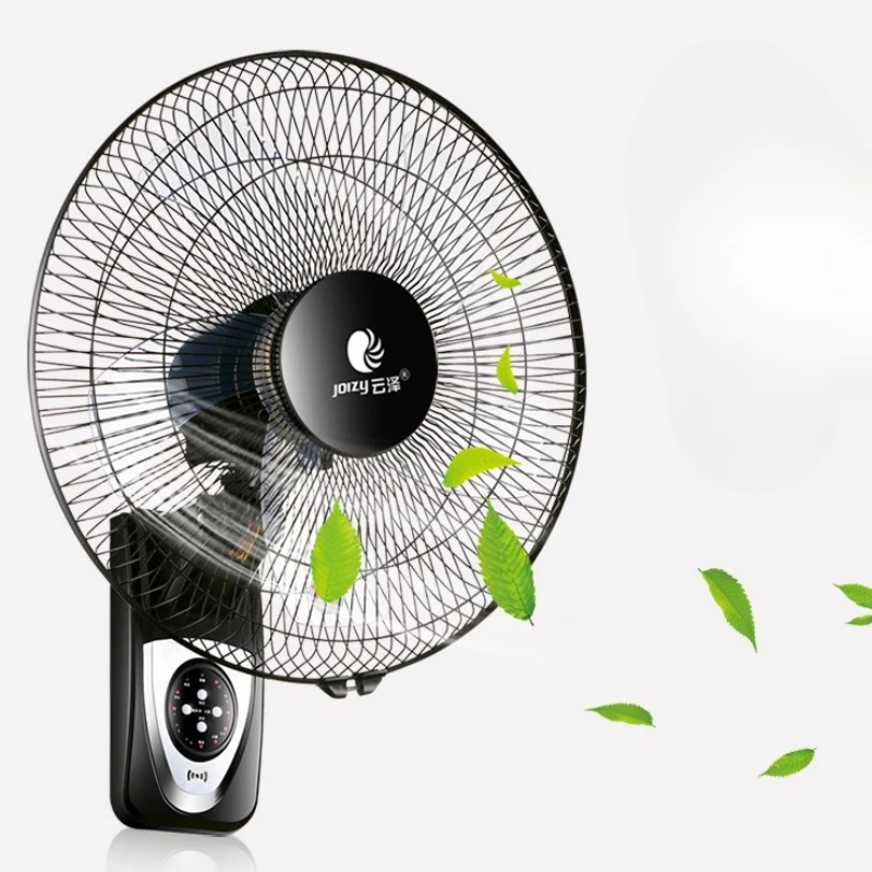 

16 Inch Remote Control Wall Mount Fan Silent Oscillating Industrial Fan 5 Blades Restaurant Fan 7.5H Timer for Dormitory Shop‌