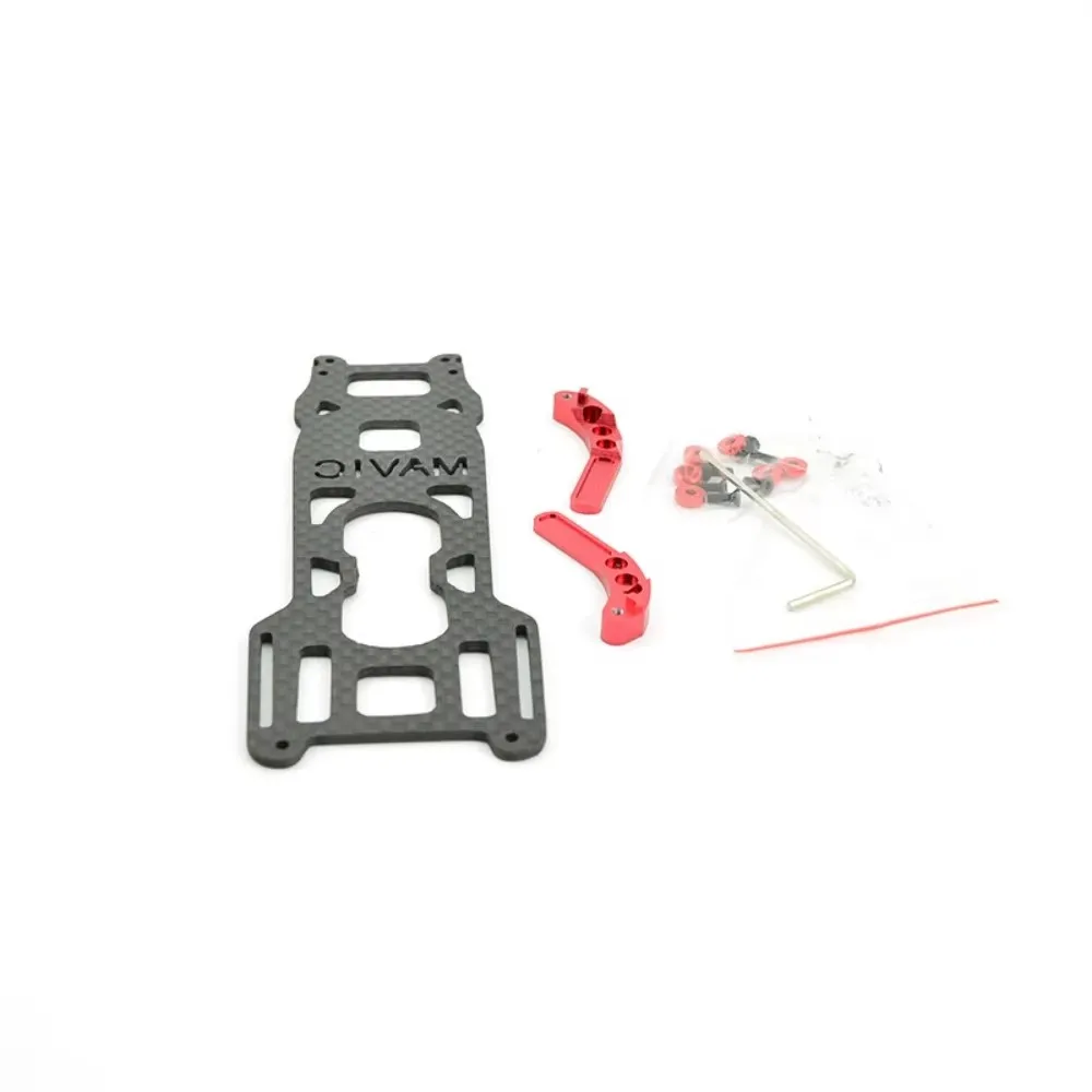 Placa de protección de fibra de carbono, carcasa inferior, lente anticolisión, protector de cardán para DJI Mavic Pro 1, accesorios para drones