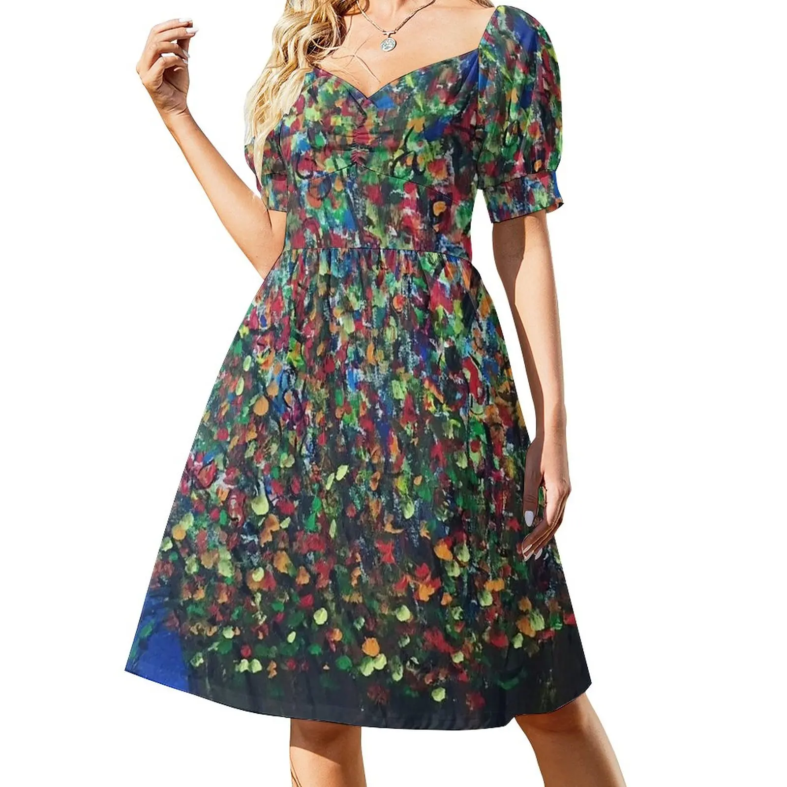 

Fall Tree Dress evening dress Women's summer dress Dresses gala Long dresses