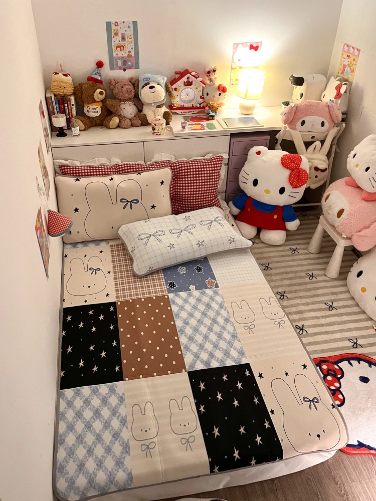 

Goodnight Ice Silk Cooling Mat A-Class hine Waable Summer Cool Sensation Air Conditioned Soft Mat Foldable Cartoon D...