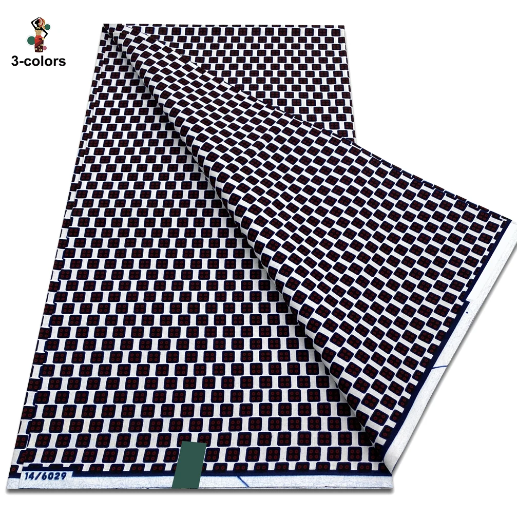 100% Cotton Dutch Hollandais 2026 Print Fabric High Quality Veritable Real Wax Guaranteed African Wax Tissu Dutch Pagne 6 Yards view 3