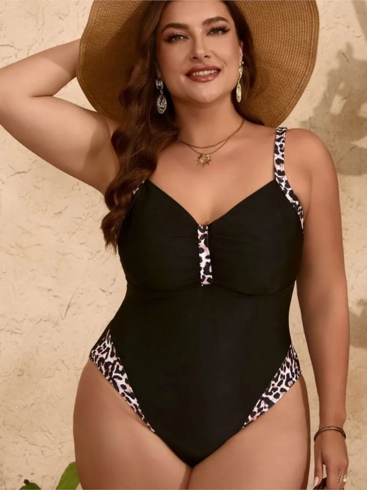 L-5XL حجم كبير ارتفاع الخصر بيكيني المرأة رفع حجم كبير ملابس السباحة الصيف Mujer حجم كبير البطن تحكم ملابس السباحة بيكيني مجموعات