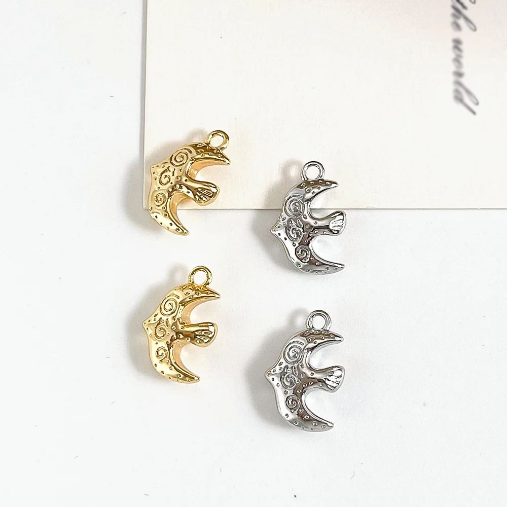 

Cordial Design 50Pcs 9*13MM Jewelry Accessories/Copper Pendant/Bird Shape/Hand Made/Genuine Gold Plating/DIY Charms #195340