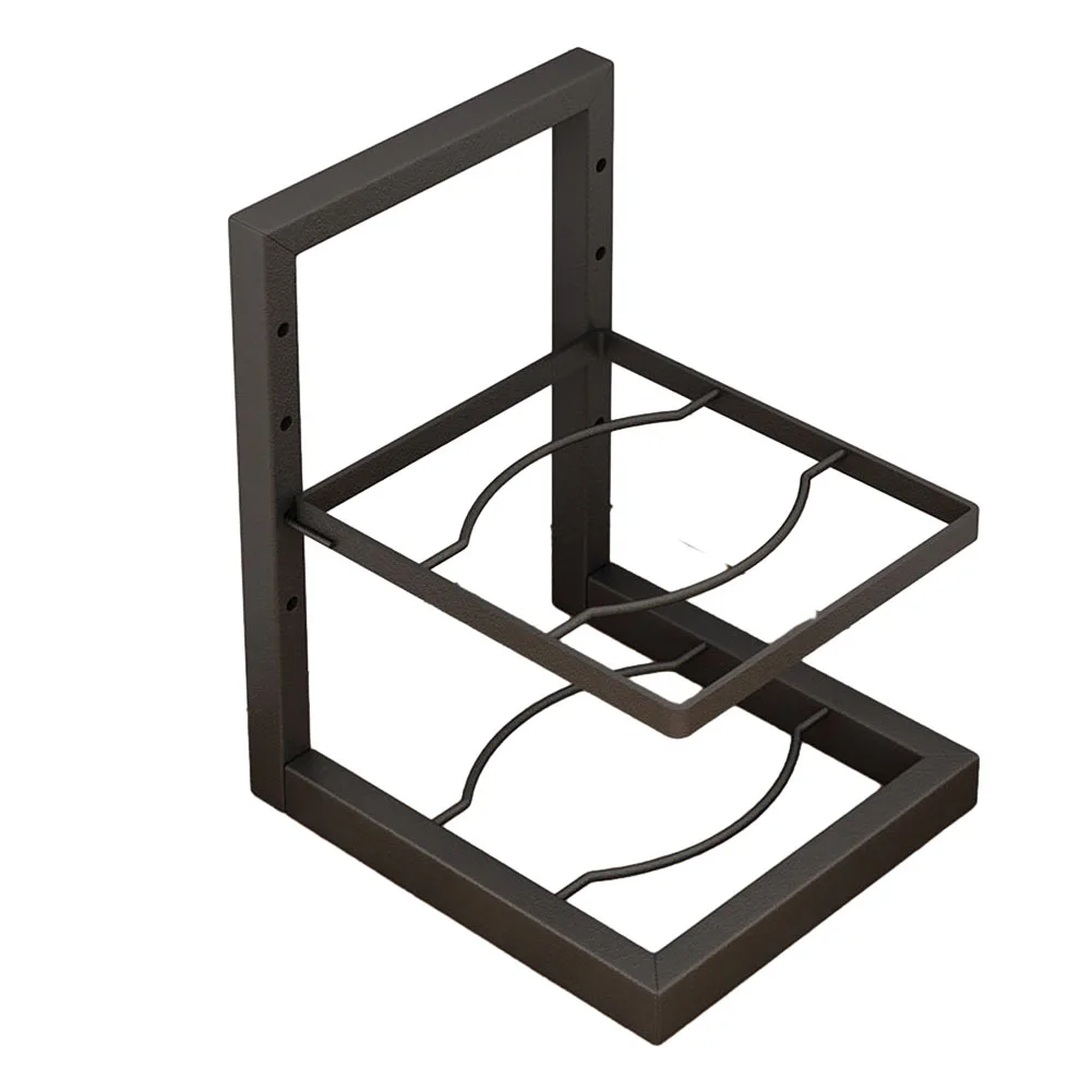 

Stainless Steel Pan Organizer Rack 2/3/4 Level Design Efficient and Space saving Storage for Pots Plates Trays and More