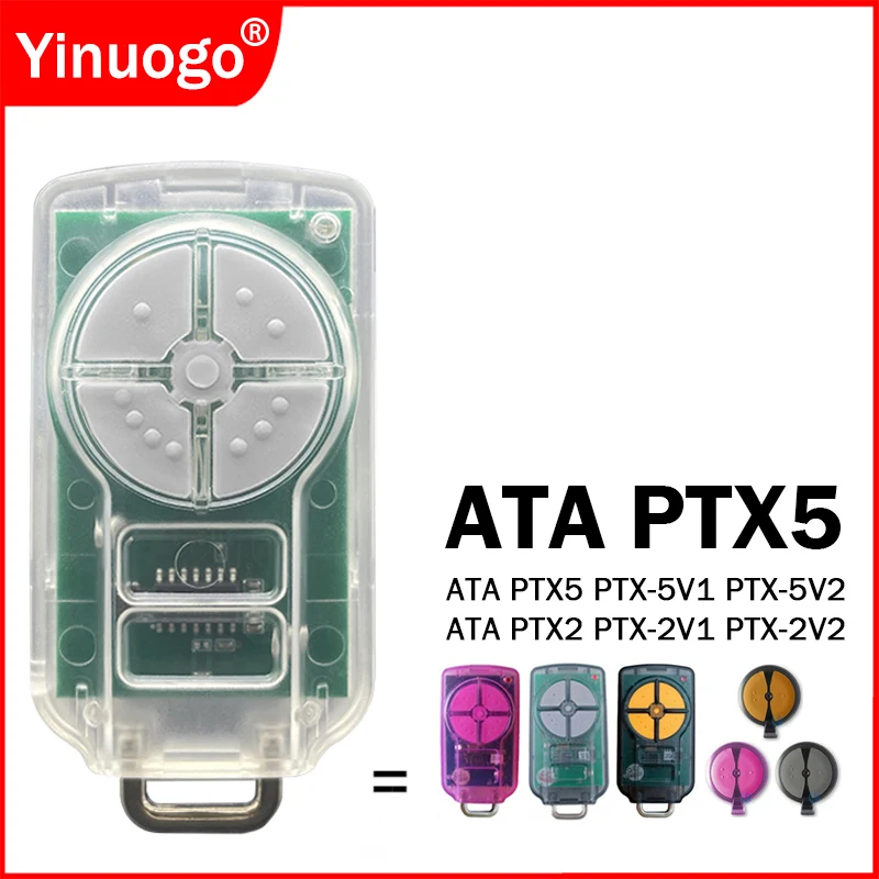 

ATA PTX5 PTX-5 PTX-5v2 PTX-5v1 PTX2 PTX-2 PTX-2v1 TrioCode GDO Пульт дистанционного управления для гаражных ворот 433.92МГц, с плавающим кодом