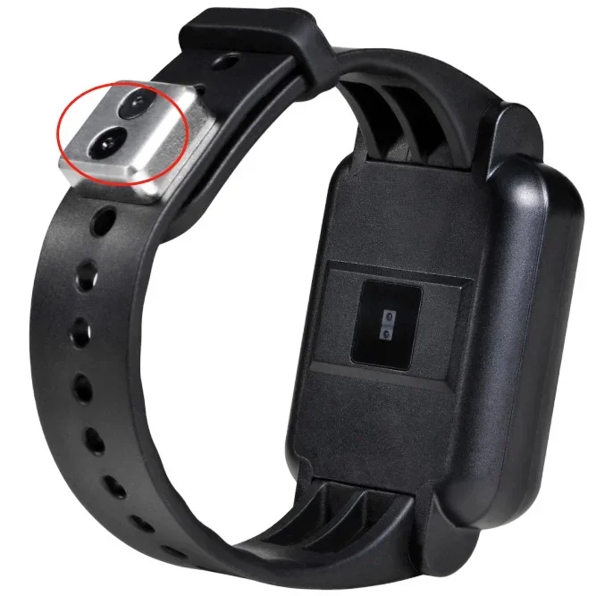 USA market  GPS tracking wrist bracelet watch temperature heart rate blood oxygen sound alarm tamperproof for prisoner offender