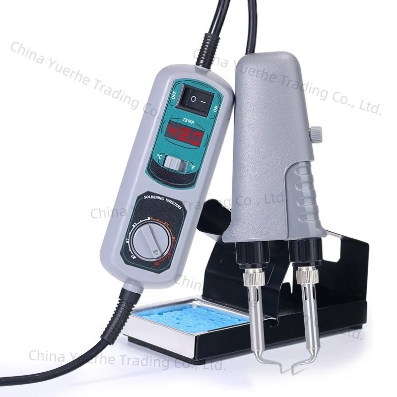 938D портативный электрический паяльник с щипцами, мини-паяльник, сварочный стол с двойным зажимом