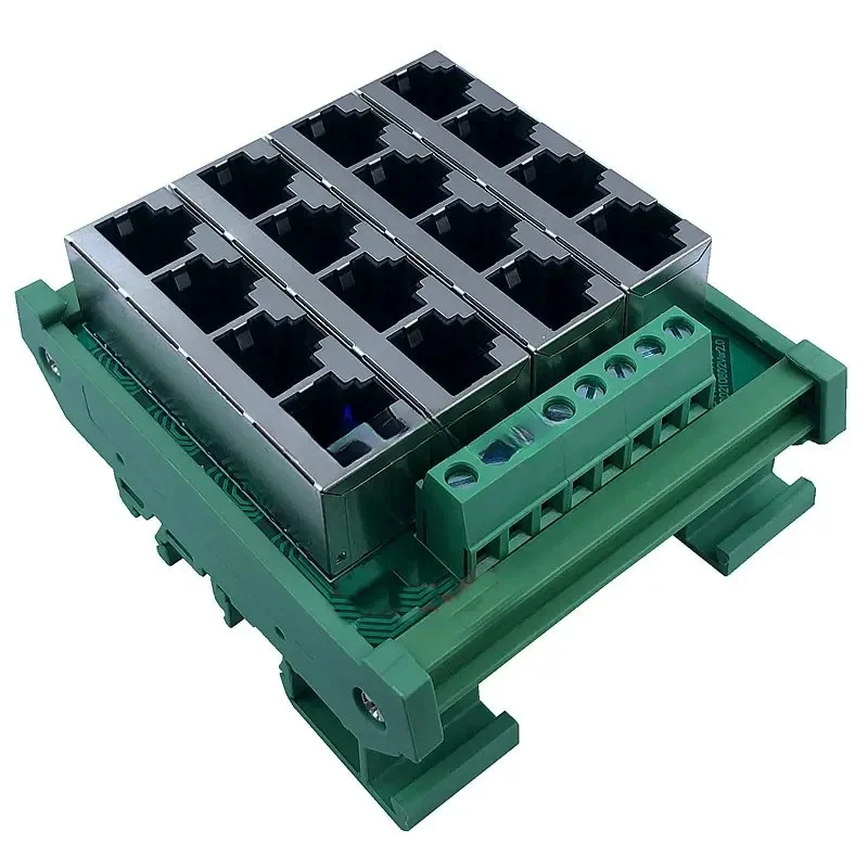 RJ45 - Module 8 16 Multi-Interface Bus RS485 Modbus Communication Hub