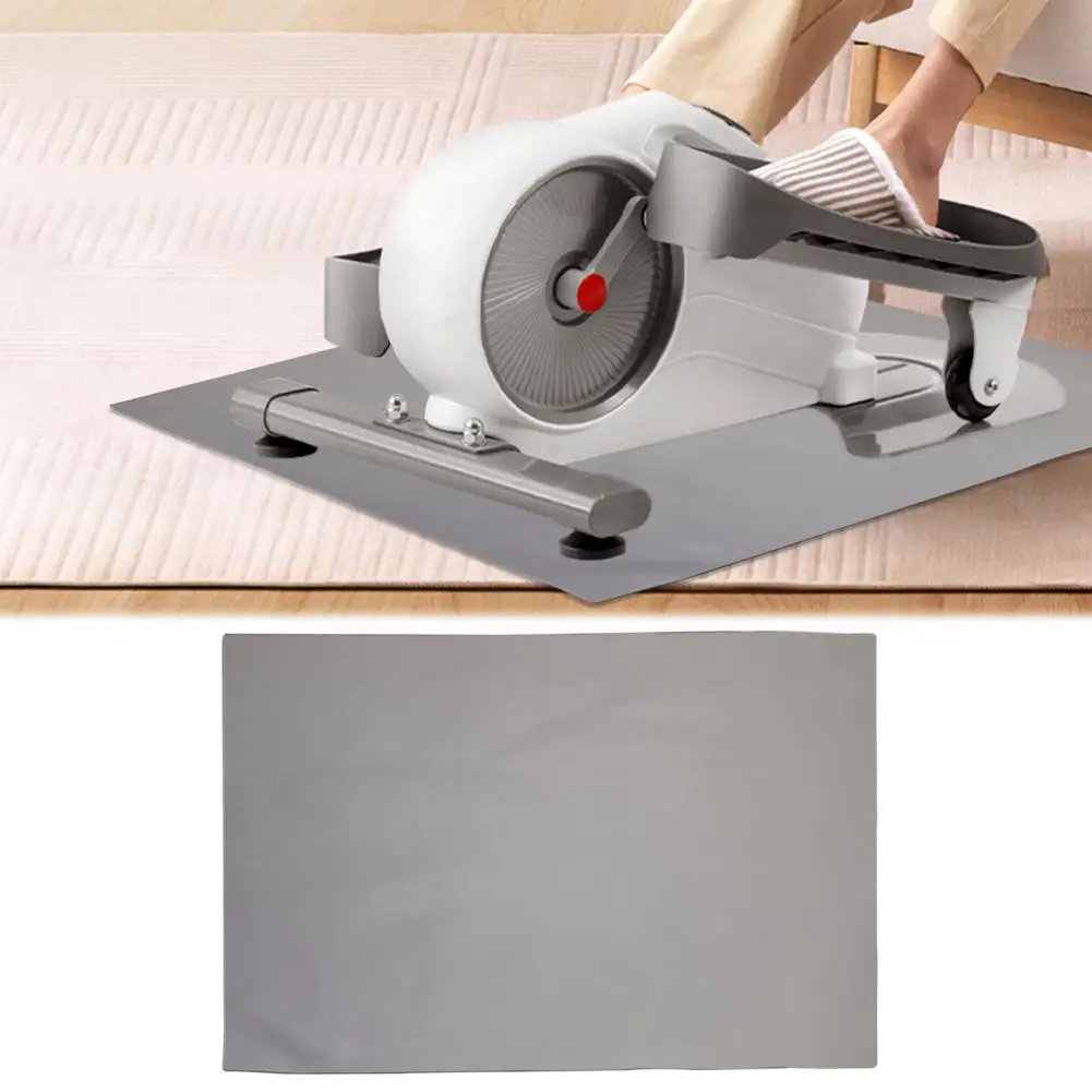 60*55cm Ellipse Leg Exerciser Machine Floor Protection Mat Electric Seated Foot Pedal Exerciser Noise Reducing Anti-slip Pad