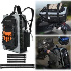 Waterproof Motorcycle Backpack Bag Cyclist Men Storage 40L Large Capacity Outing Travel Luggage Package Motobike Rear Tailpack