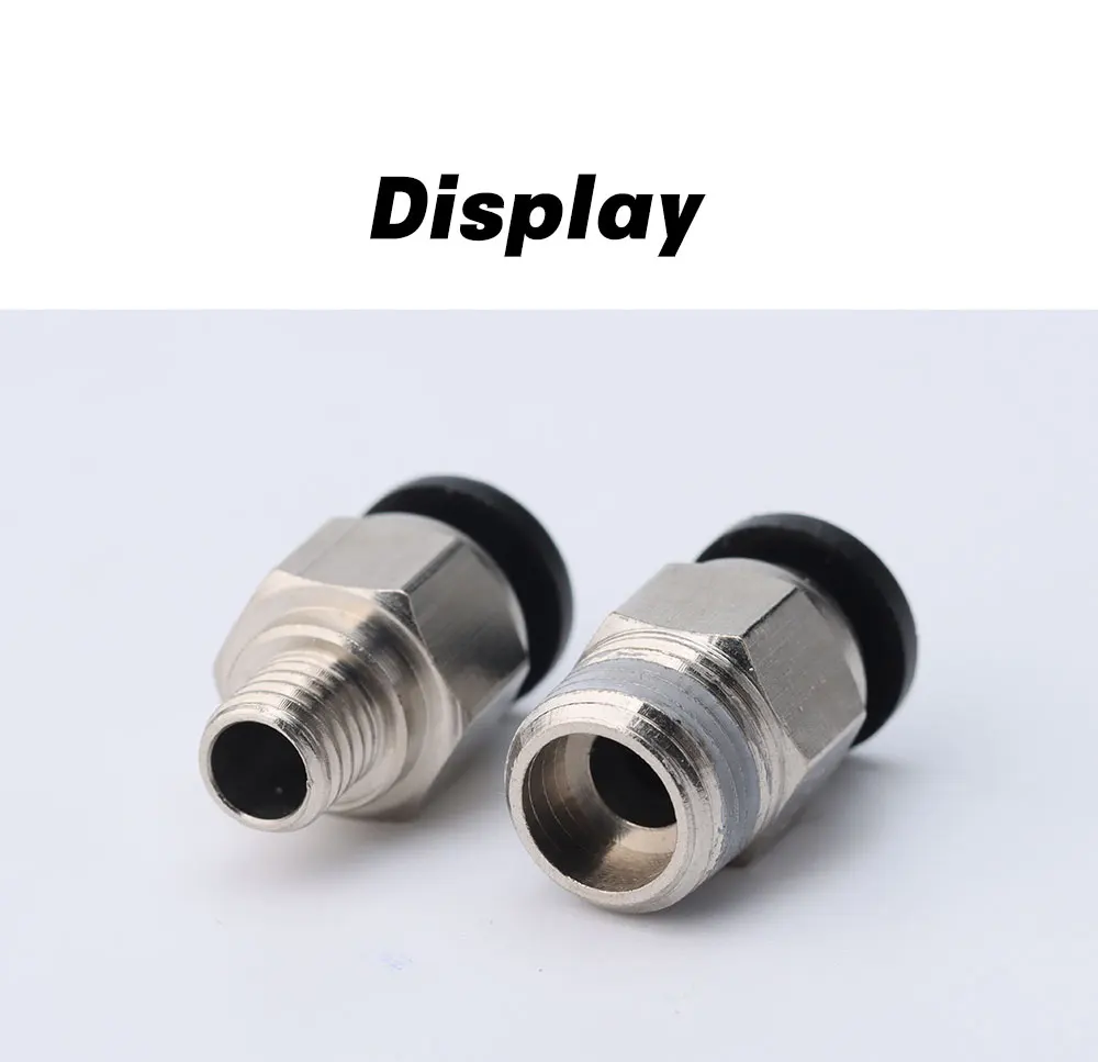 Trianglelab ® Pneumatischer Anschluss G1/8' / M6 für 3D-Drucker 4MM Bowden PTFE-Schlauch PC4 Kompatibel mit den Meisten 3D-DRUCKERN – Detail 8