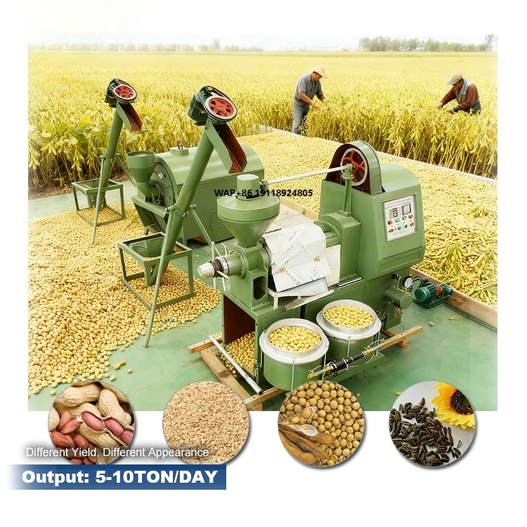 

Mechanical Single Screw Oil Processing Line for Processing Cottonseed, Groundnut & Kernel with Neem Seed