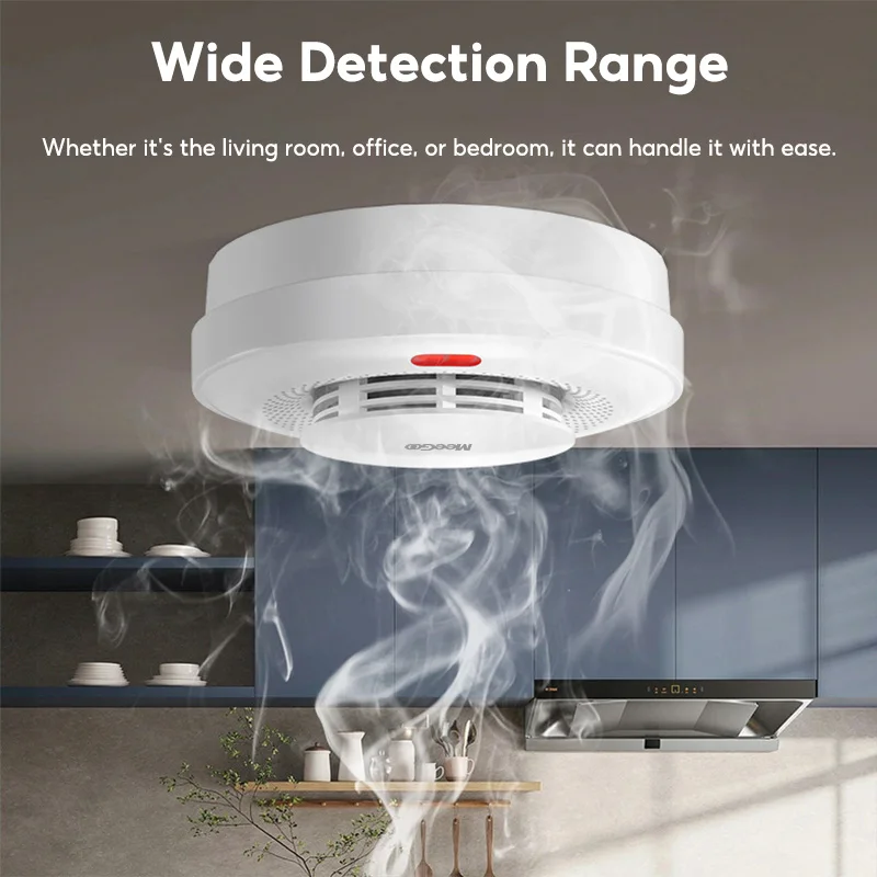 MeeGoo Tuya Smart WiFi Rauch Sensor Feuer Schutz Rauchmelder 85dB Sound Security System Feuerwehr Smartlife APP Steuerung