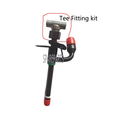 Imagen 2 del producto 4 unids/lote boquilla de lápiz conector en T tuerca de tubo de arandela R71963 se adapta a motor John Deere 3029 4039 4045 6068