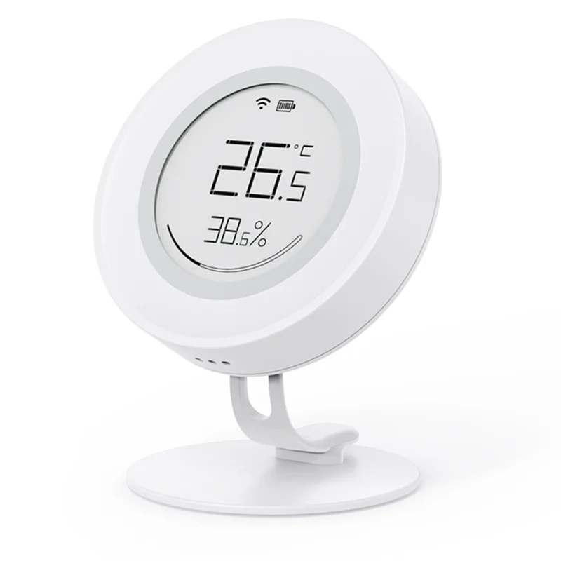 -AT52 Temperature And Humidity Sensor Graffiti Zigbee Intelligent Sensor E-Ink Screen Detection App Remote Control Sensor