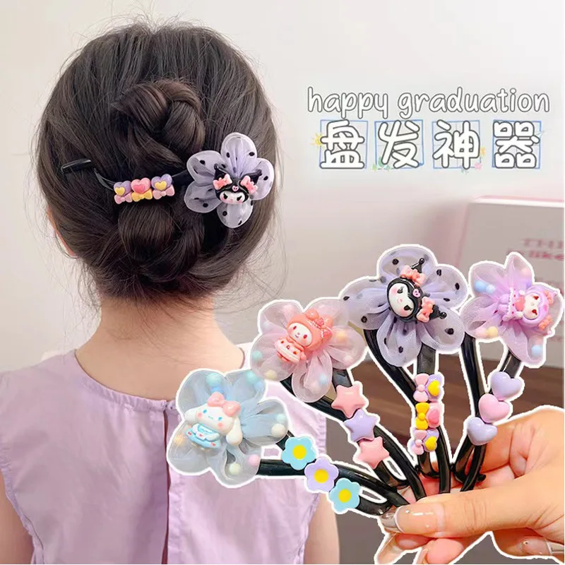 

Набор резинок для волос Kuromi для девочек, милые резинки для волос для рождественской вечеринки