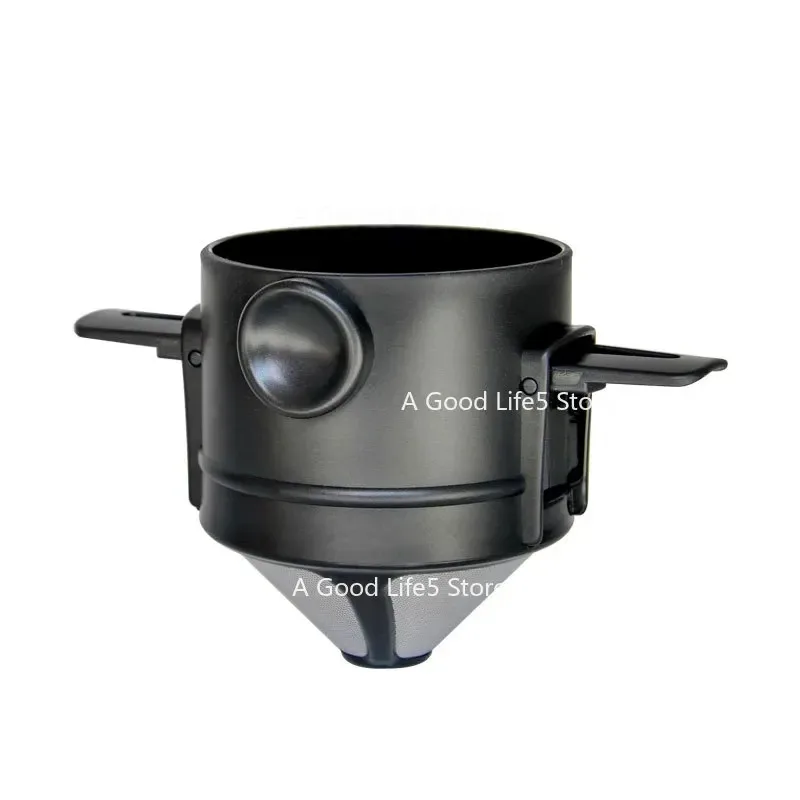 

Foldable Hand-brewed Coffee Filter Cup, Stainless Steel Filter, Double-layer , Drip Appliance, Tea