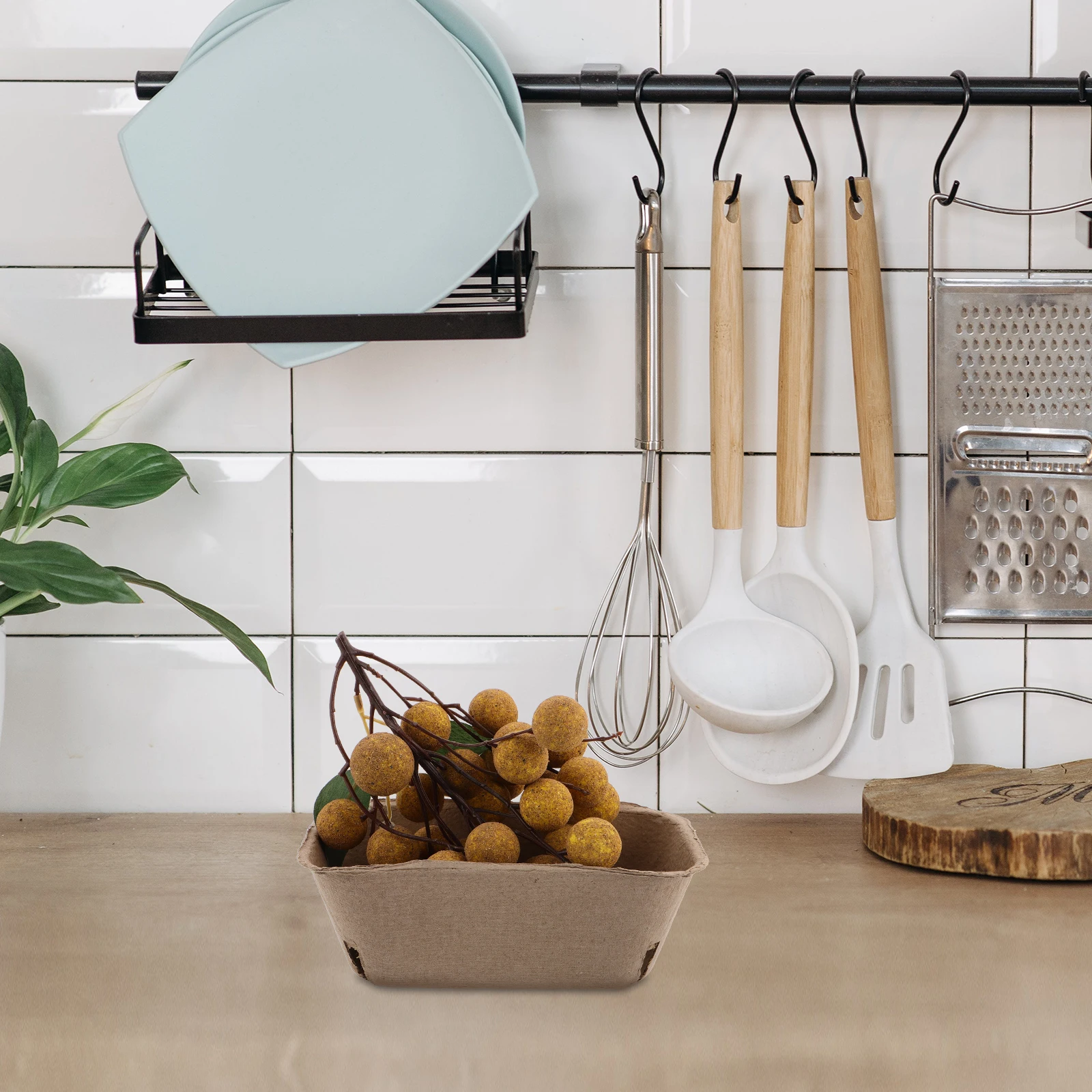 20pcs Strawberry Tray Fruit Basket Fresh Food Containers Preservation Carton Versatile Storage Construction Compact