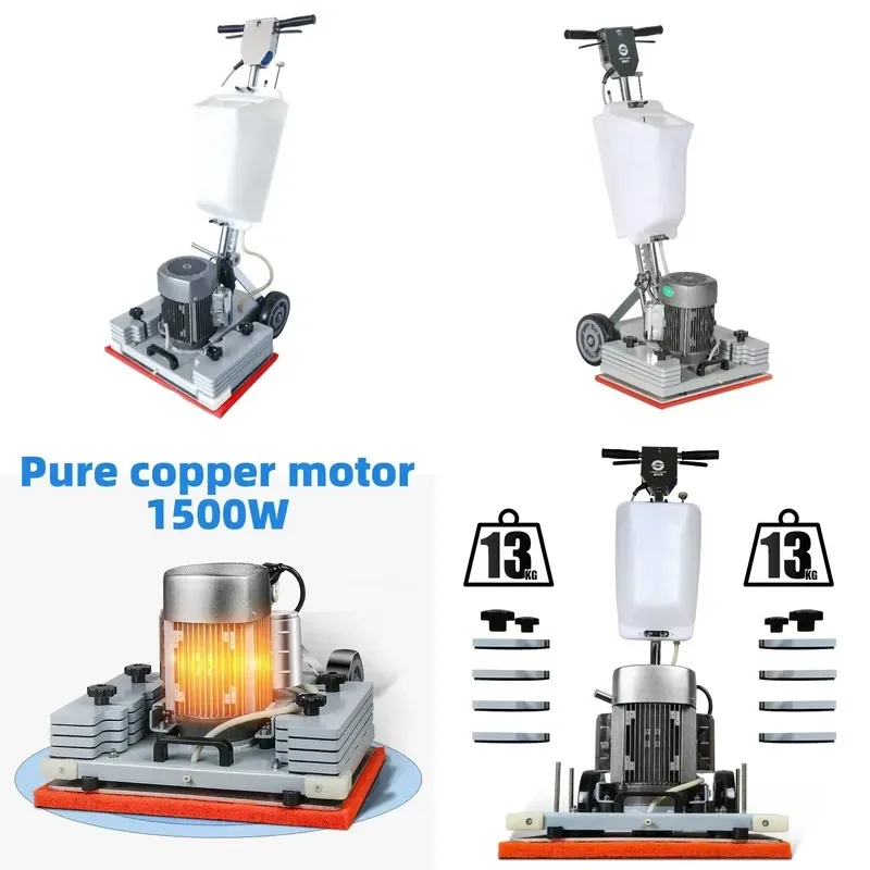 Automatic Floor Polishing Grinding Machine for Tile Stone Concrete Marble with Double Rubber Wheels Multi-purpose