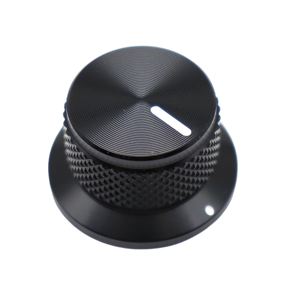 3 Stück/4 Stück Gitarrenknöpfe, Aluminium-Potentiometerknöpfe, Top-Hut-Knöpfe, Steuerknopf für Gitarre/Bass/AMPS/Vorverstärker mit Anzeige – Detail 4