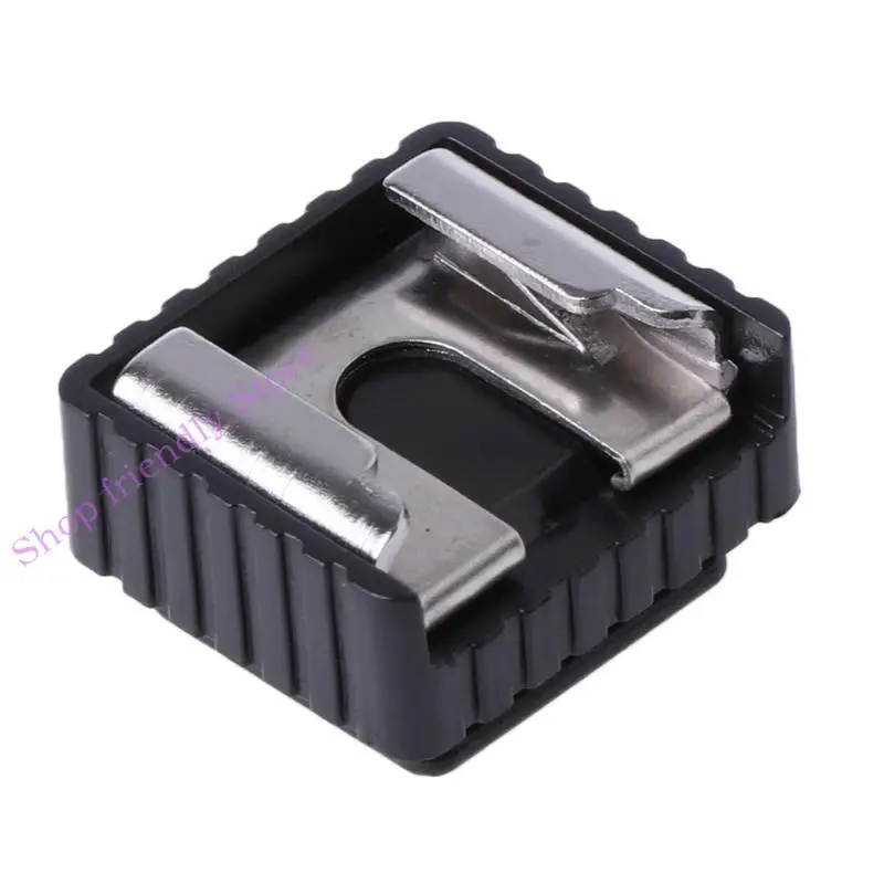 

594A Hot Shoe Mount Adapter To 1/4" Screw for Head Thread For Studio Light Stand