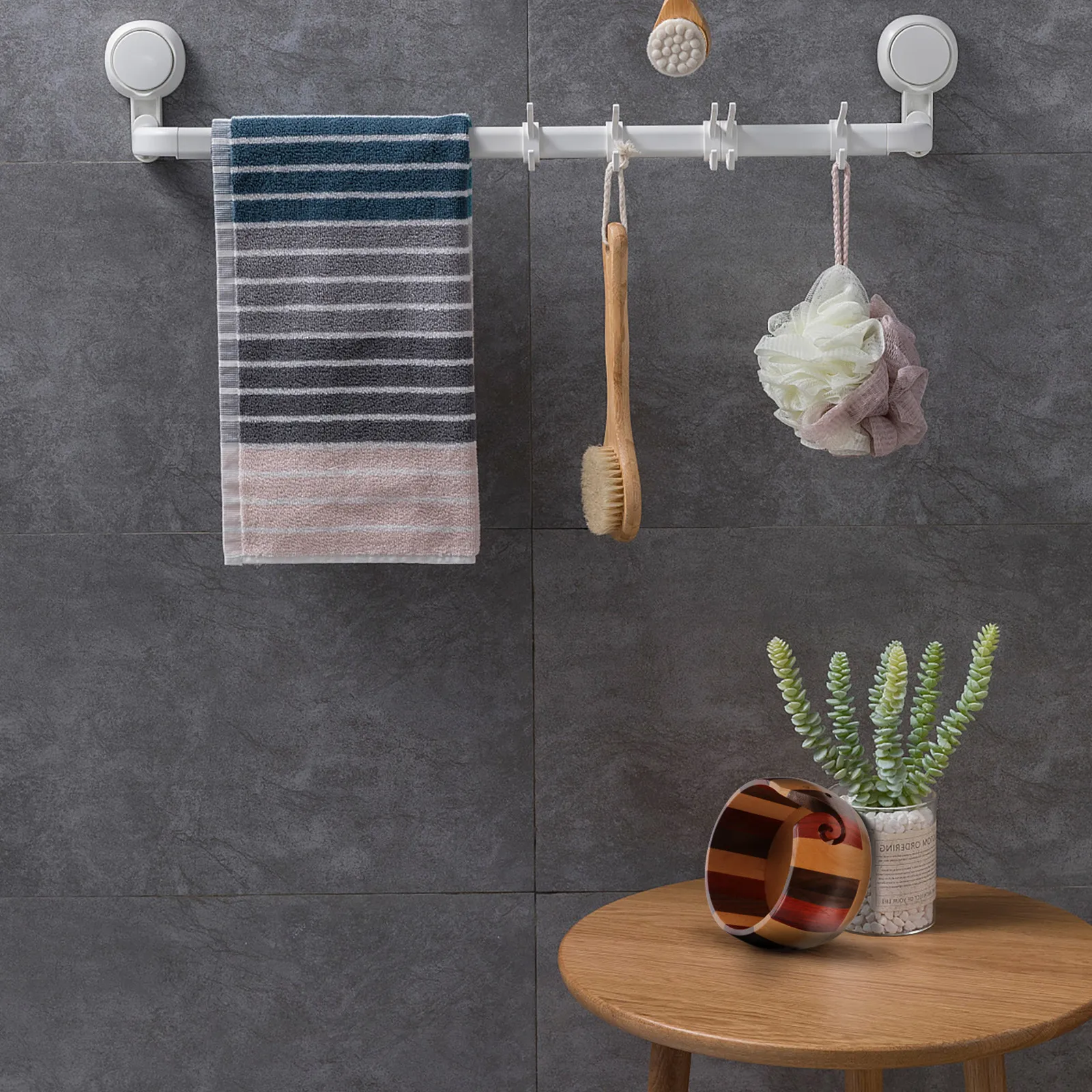 

Деревянная чаша для пряжи (1 шт.) с глянцевой поверхностью, предотвращающая спутывание, для хранения вязального материала, с отверстиями для игл, устойчивое основание